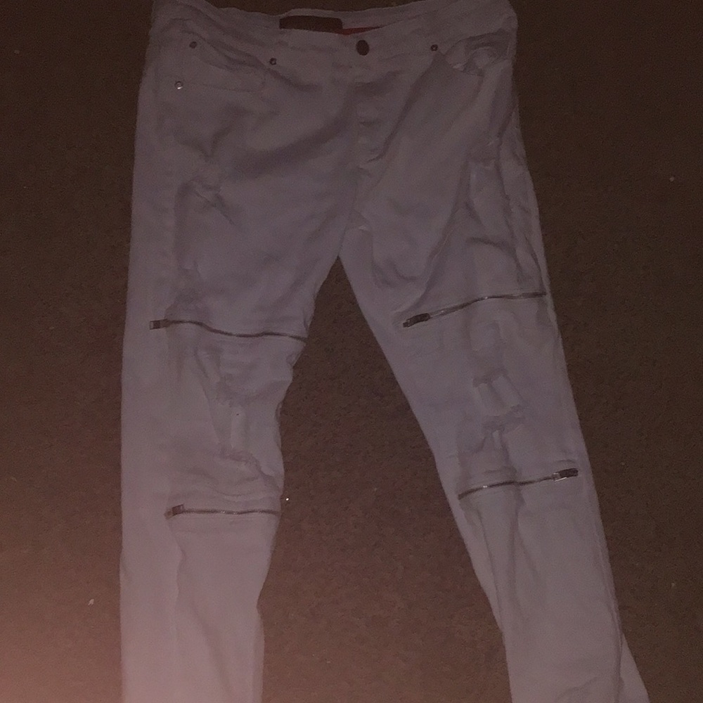 White jeans